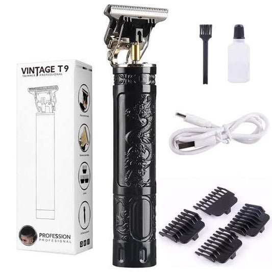 Vintage T9 USB Hair Clipper For Men Beard Shaver Hair New Barber Beard trimmer